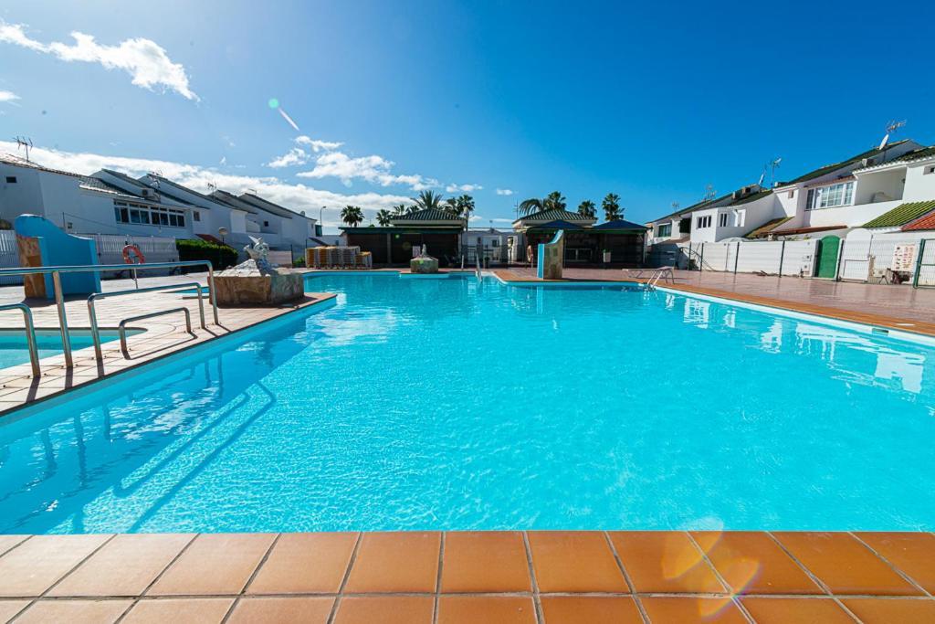 Deluxe Duplex Bungalow Private Parking Maspalomas  Luaran gambar