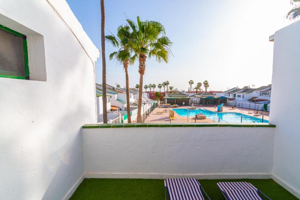 Deluxe Duplex Bungalow Private Parking Maspalomas  Luaran gambar