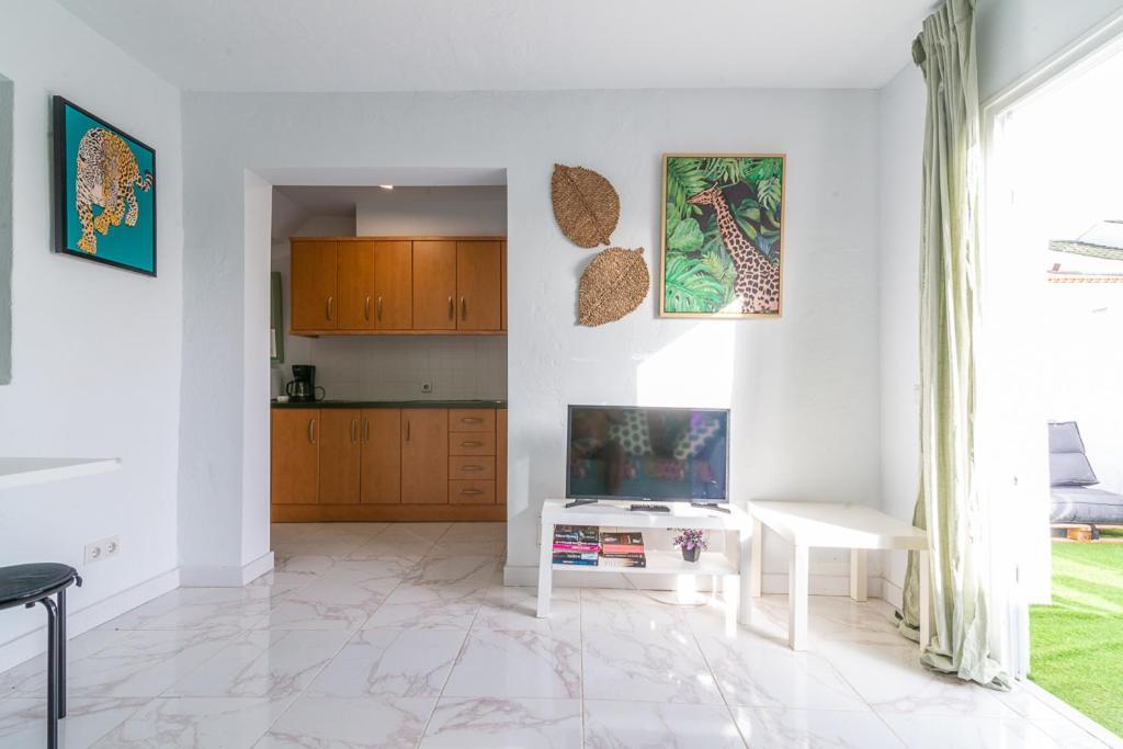 Deluxe Duplex Bungalow Private Parking Maspalomas  Luaran gambar