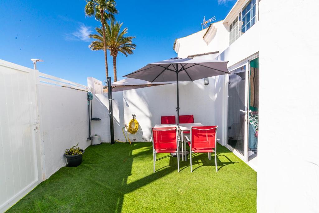 Deluxe Duplex Bungalow Private Parking Maspalomas  Luaran gambar